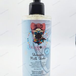 MILK SHAKE: SHAMPOO DELICATO PER OGNI TIPO DI MANTO SPECIFICO PER CUCCIOLI CON CALENDULA,CAMOMILLA, LATTE E AMIDO DI RISO.