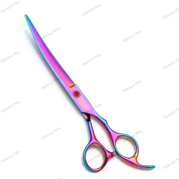 KIT FORBICI TOELETTATURA SPECCHIATO MULTICOLOR - immagine 3